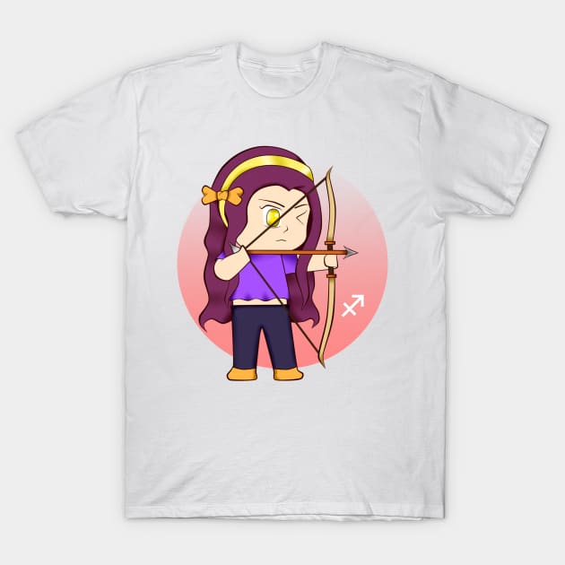 Chibi Sagittarius T-Shirt by martianjuicebox